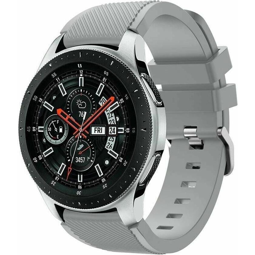 Strap-it Armband (Silikon), Uhrenarmband, Grau
