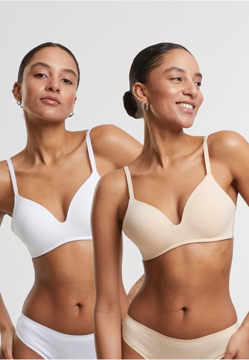 Produktbild Urban Classics Ladies Basic padded Bra 2-Pack - 192975 (2er Pack, 75 A)