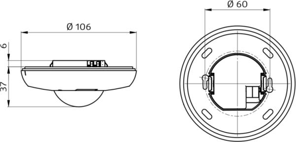 Actual product image BEG B.E.G. PD2N-KNXs-ST-UP (6 m)