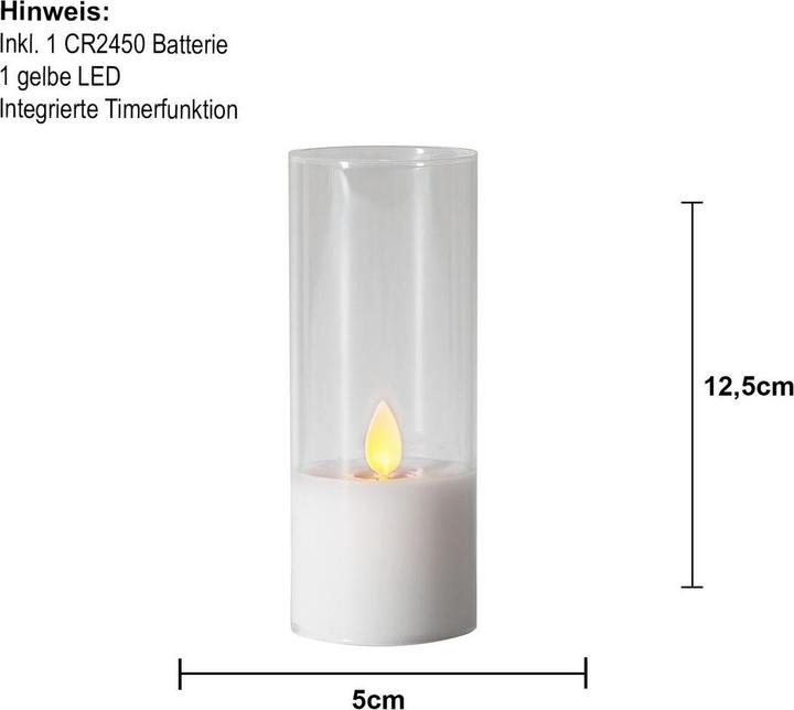 Produktbild Star Trading LED Pillar Kerze M-Twinkle (1x)