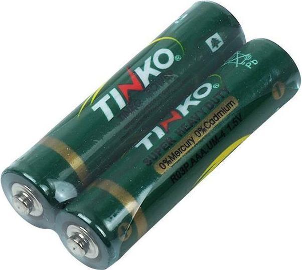 Actual product image GP Batteries TINKO zinc AAA/R03 battery 2pcs/foil (2 pcs., AAA)