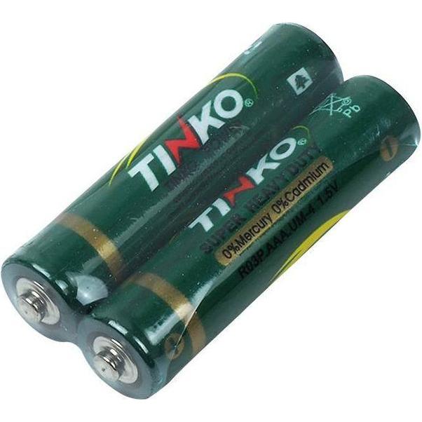 GP Batteries TINKO Zink AAA/R03 Batterie 2Stk/Folie (2 Stk., AAA), Batterien + Akkus