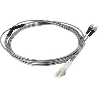 Thumbnail - BlueOptics stahlarmiertes Duplex LWL Patchkabel LC-ST Multimode OM5 3 Meter (3 m), Netzwerkkabel