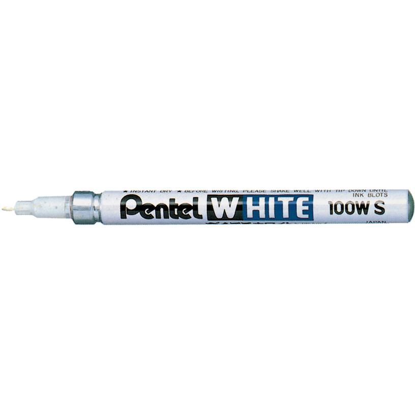Pentel, Marker, X100ws (White, 1 mm, 1 x)