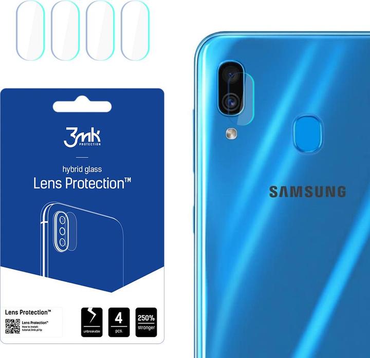 Image du produit 3MK Lens Protect Sam A305 A30 Ochrona na obiektyw aparatu 4szt (1 pcs, Samsung Galaxy A30)
