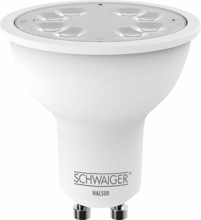 Actual product image Schwaiger A+, 350 lm, 5 kWh, 2700 - 6500 K, ZigBee v3.0, 2x GU10 (GU10, 5.40 W, 350 lm, 2 x, G)
