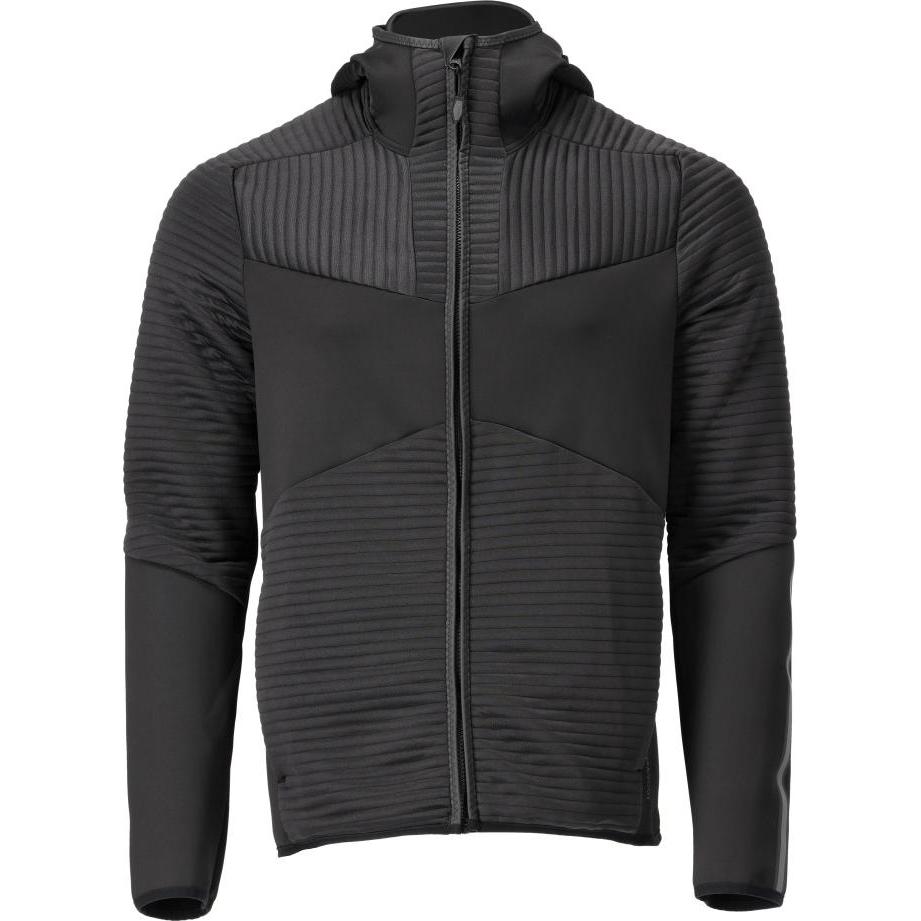 Mascot, Arbeitsjacke, Kapuzen-Fleecepullover m. RV schwarz, Gr.L (L)