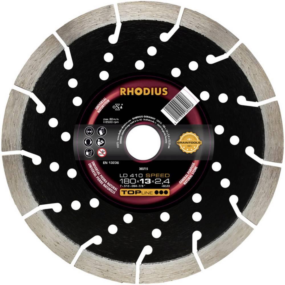 Rhodius, Sägeblatt, Diamanttrennscheibe gerade LD410 SPEED Ø 180 x 13,0 x 2,4 x 22,23mm