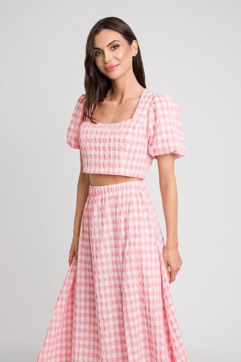 Actual product image Swing Fashion Charming Cocktail Dress Set with Flared Skirt and Blouse (38)