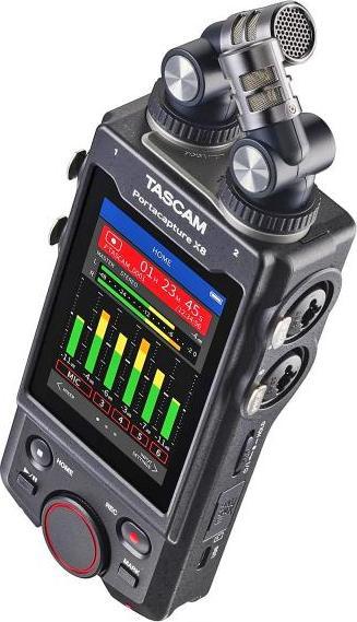 Actual product image Tascam Portacapture X8 audio recorder with windscreen (Handheld)