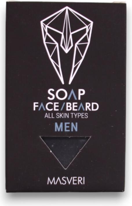 Immagine prodotto Masveri Sapone viso e barba per uomo 100g (Sapone per il viso)