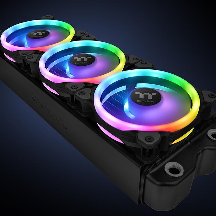 Actual product image Thermaltake The Riing Trio (120 mm, 3 x)