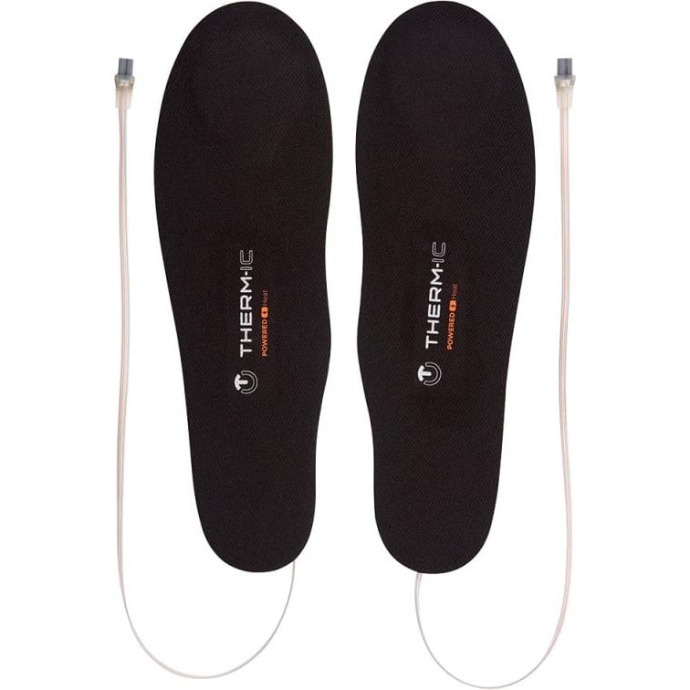 Therm-ic Solette riscaldate piatte, taglia 36-48, Suole, Nero