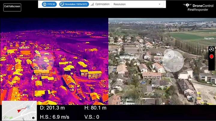 Produktbild Drone Control DroneControl FirstResponder 1 Jahres Lizenz, Sprache (Drohnen Fernsteuerung)