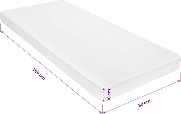 Actual product image vidaXL Matratze (Foam core, 80 x 200 cm)