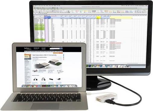 Productafbeelding StarTech Mdp Naar Vga/Dvi/Hdmi Adapter (DVI, Mini DP, 10 cm)