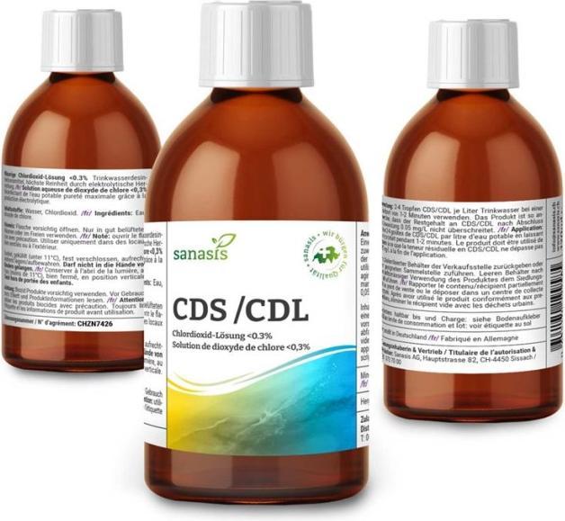 Produktbild Sanasis CDS-Chlordioxid (250ml)