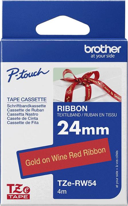 Actual product image Brother P-Touch (2.40 cm, Red)