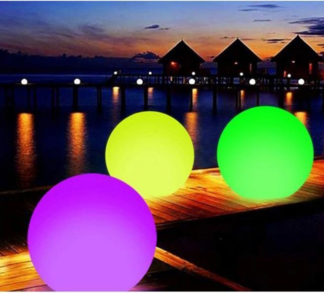 Image du produit MU Classic Ballon de plage gonflable avec LED