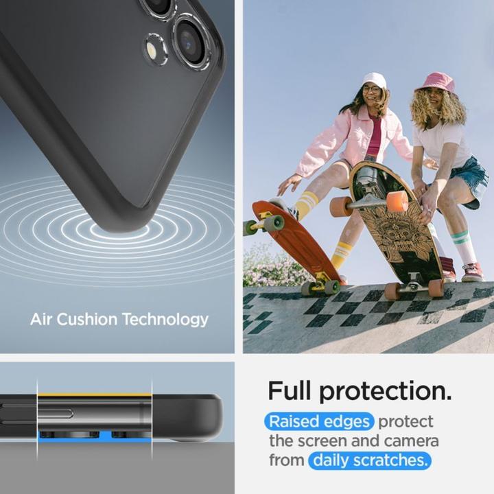 Actual product image Spigen Hybrid S921 czarny/matte black ACS07352 (Samsung Galaxy S24, Samsung Galaxy S24 Ultra)