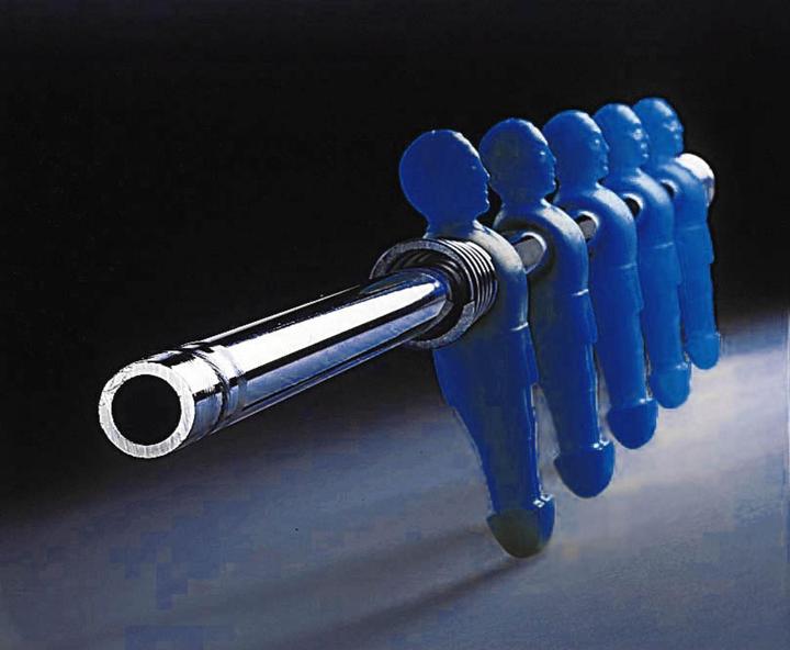 Produktbild Enerfit G-2000 EVOLUTION Tischfussball mit GARLANDO-Abgangspfosten