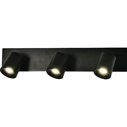 Fabas Luce, Wandleuchte + Deckenleuchte, 345183101Strahler Modo schwarz 3flg (GU10)