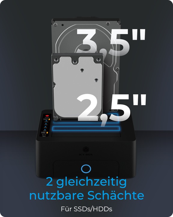 Actual product image Icy Box IB-1232CL-U3