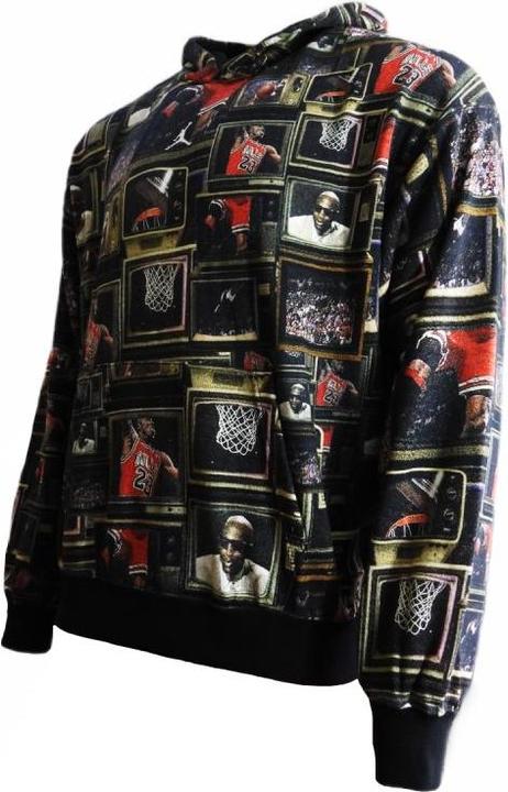 Actual product image Air Jordan Men's Brooklyn Fleece Printed Pullover Hoodie - HV0552-010 (L)