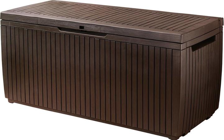 Actual product image Keter Springwood Storage Box 305L uzglabāšanas kaste brūna 29202378590 (305 l)
