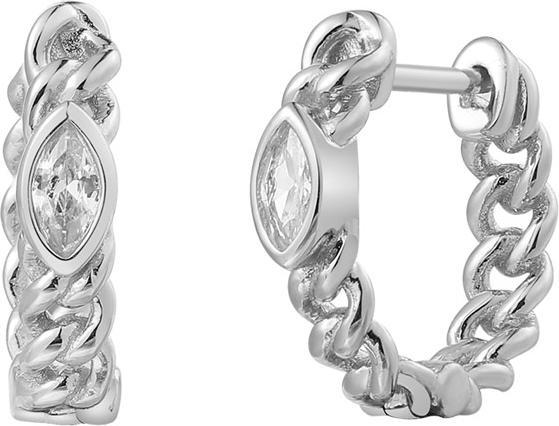 Immagine prodotto Xenox Orecchini a cerchio Curb Mini (Argento 925)