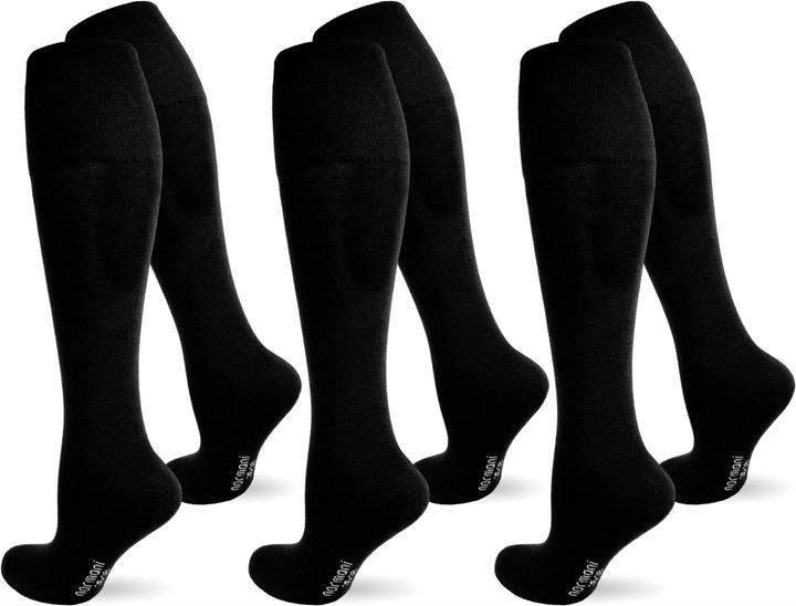 Produktbild Normani 3 Paar Wellness Kniestrümpfe aus Baumwolle mit Frotteesohle (3er Pack, 39 - 42)