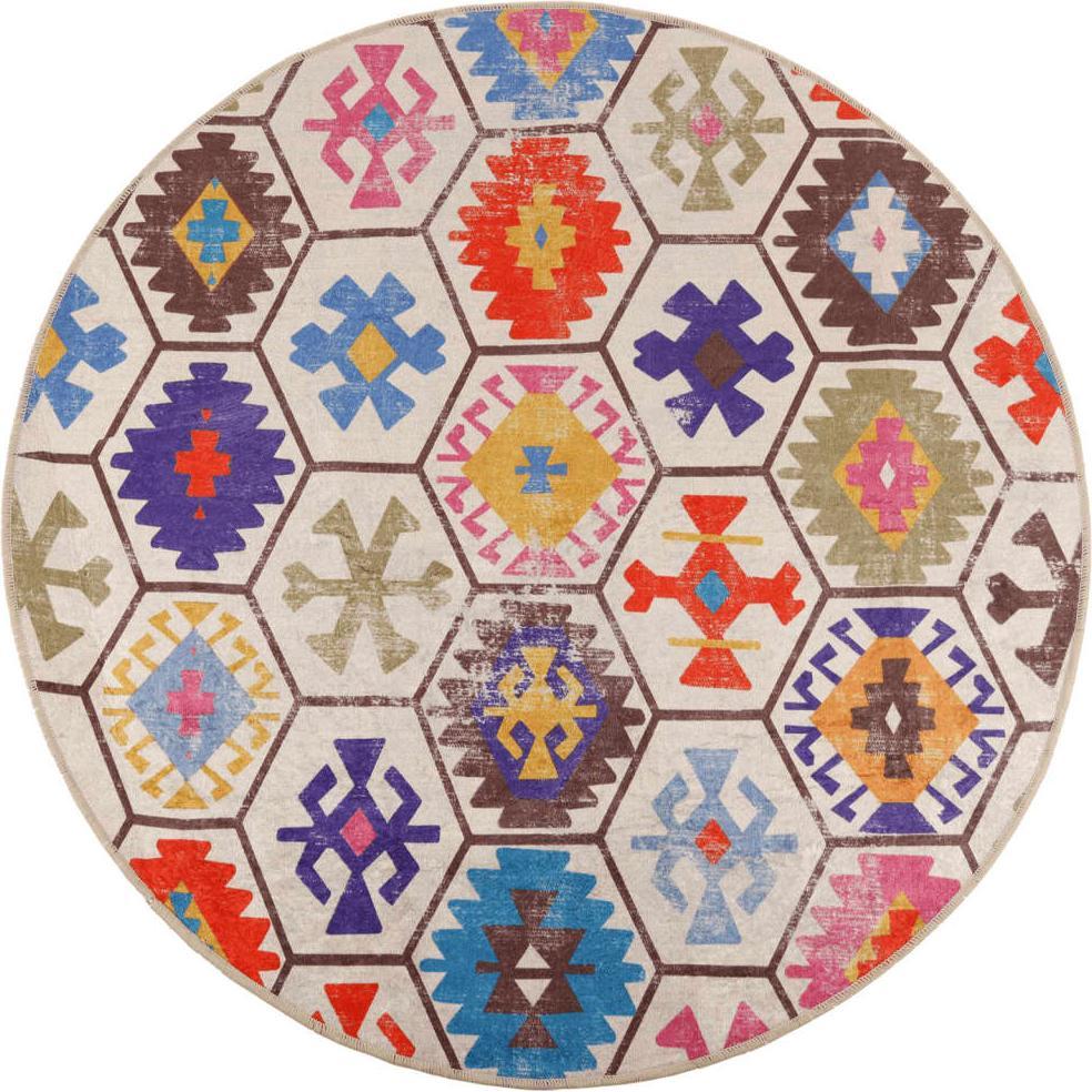 VidaXL, Teppich, Brandie (120 x 120 cm)