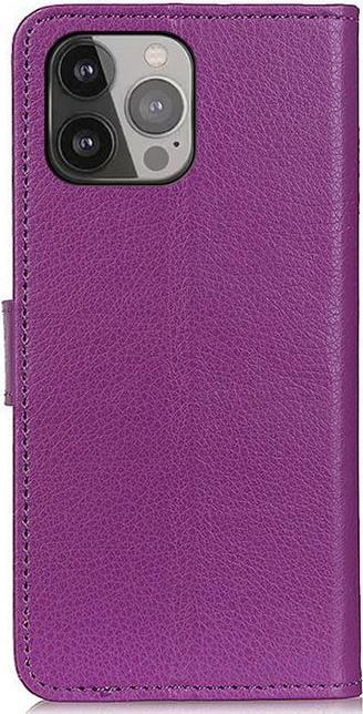 Produktbild MU Classic Litchi Leder Bookcover Series (Apple iPhone 13 Pro Max)