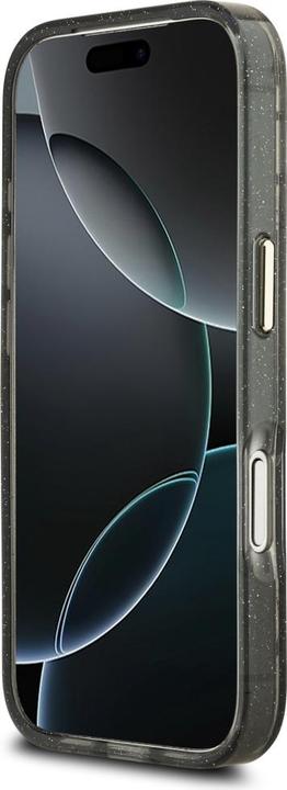 Immagine prodotto Guess Case Magsafe IML Case Glitter Flowers And Triangle With Metal Camera Frame And Buttons For iPh (Apple iPhone 17 Pro Max)