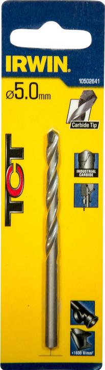 Produktbild Irwin Drill for metal TCT 5 mm blist. (5 Millimeter)