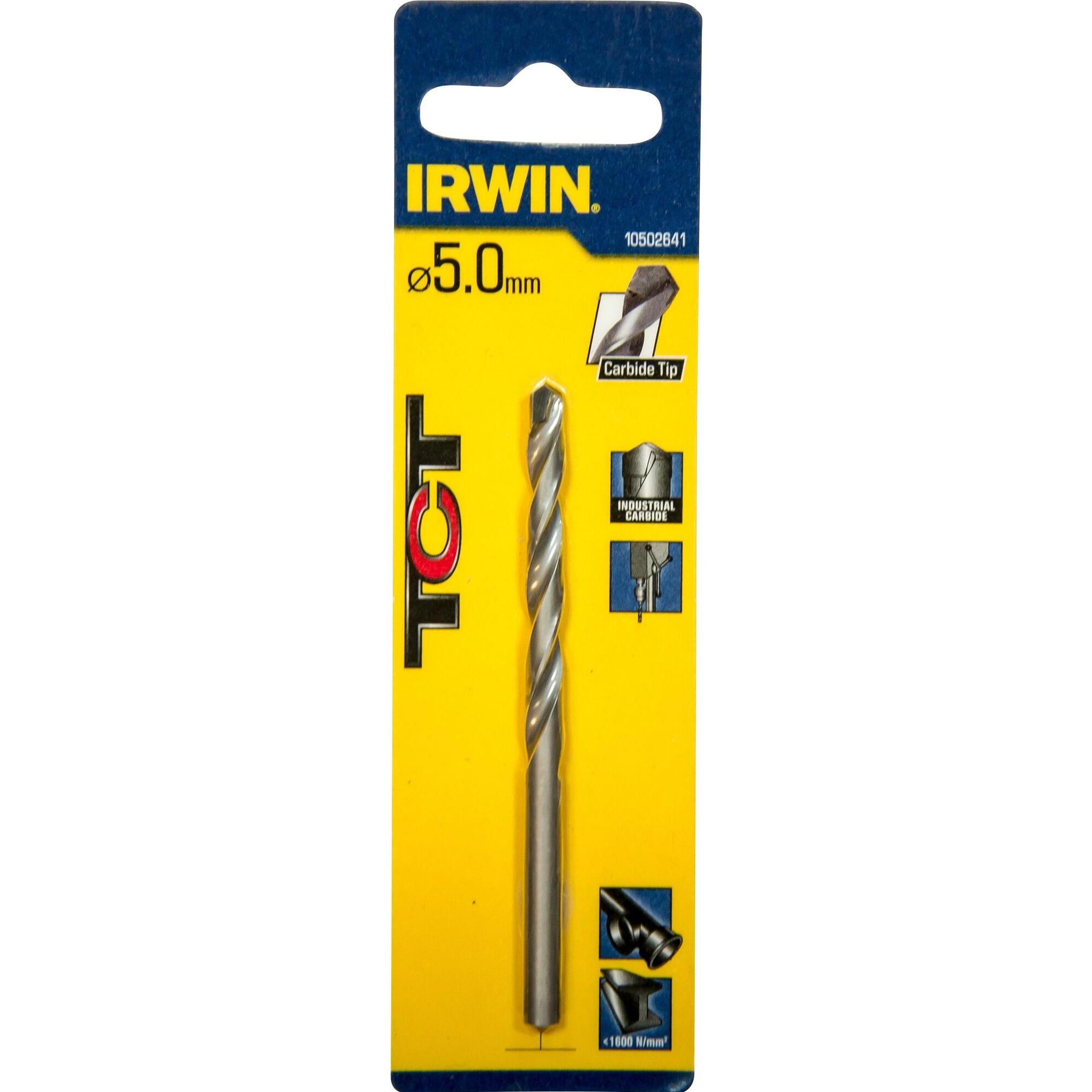 Thumbnail - Irwin, Bohrereinsatz, Drill for metal TCT 5 mm blist. (5 Millimeter)
