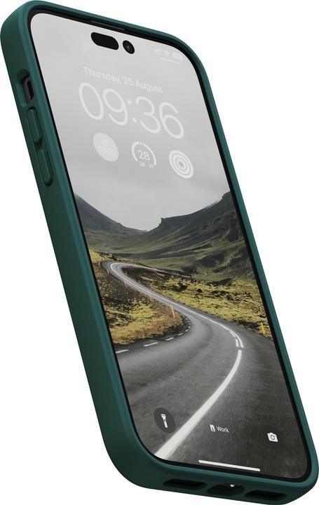 Immagine prodotto Njord Custodia rigida Salm.Leather Magsafe verde (Apple iPhone 14 Pro Max)