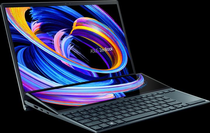 Image du produit ASUS ZenBook Duo 14 UX482EG-HY016R - Core i7 1165G7 / 2.8 GHz - Win 10 Pro - 32 Go RA (14", Intel Core i7-1165G7, 32 Go, 1000 Go, DE)