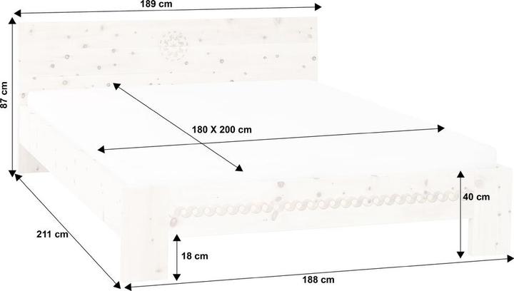 Image du produit Trinatura Guarda Val (180 x 200 cm)