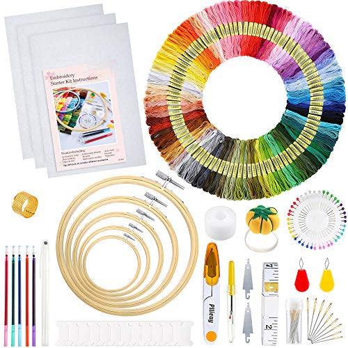 Produktbild Activity Board Embroidery set, cross stitch starter kit with instructions