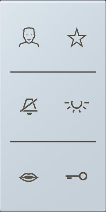 Actual product image JUNG Design cover video 3-fold