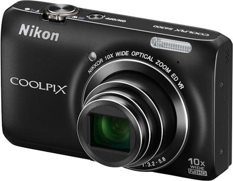 Image du produit Nikon Coolpix S6300, 16MP, zoom 10x, FullHD, noir (1/2,3'')