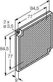 Image du produit Banner Réflecteur, 77 x 77mm