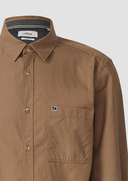 Immagine prodotto s.Oliver Hemd Regular Fit: Weiches Hemd mit feiner Struktur (M)