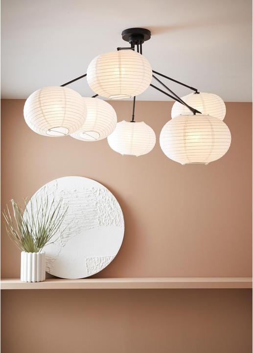 Produktbild Markslöjd Deckenleuchte Galaxy, 7 x E14, max. 15W, Schwarz/Weiss (E14)