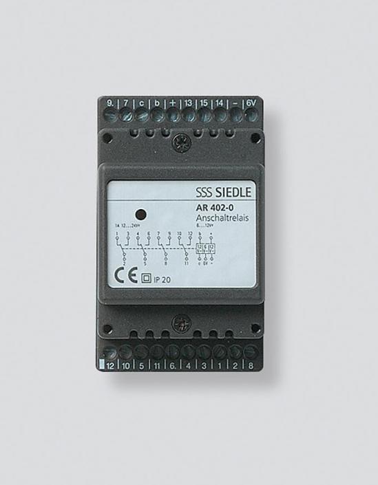 Produktbild Siedle SIE AR 402-0 Anschaltrelais 53,5x89x60mm IP20