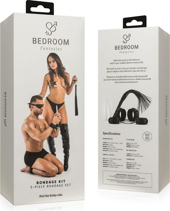 Produktbild Magic Silk Kinky Bondage Set 5teilig Schwarz