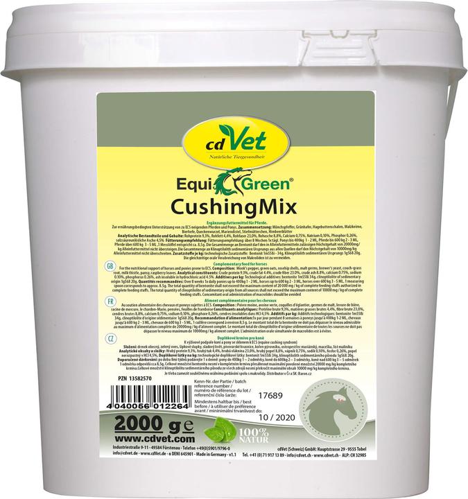 Produktbild cdVet EquiGreen CushingMix (1 Stk., 2000 g)