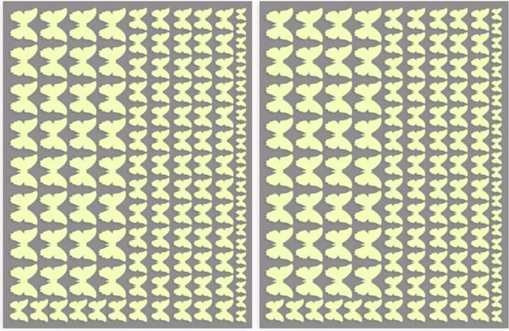 Image du produit Trenddeko Autocollants lumineux papillons (21 x 28 cm)