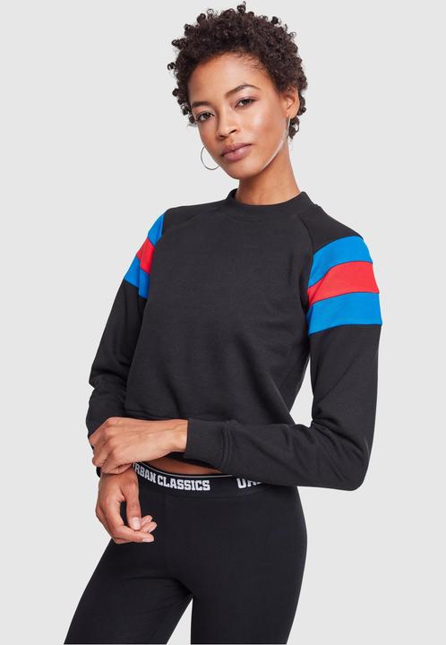 Actual product image Urban Classics Ladies Sleeve Stripe Crew (L)